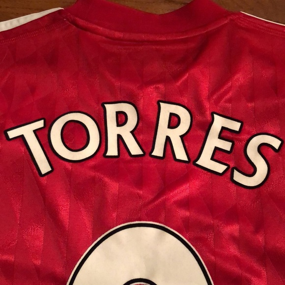 Fernando Torres Liverpool Football Club LFC Adidas Soccer Jersey Used Medium - Picture 12 of 12